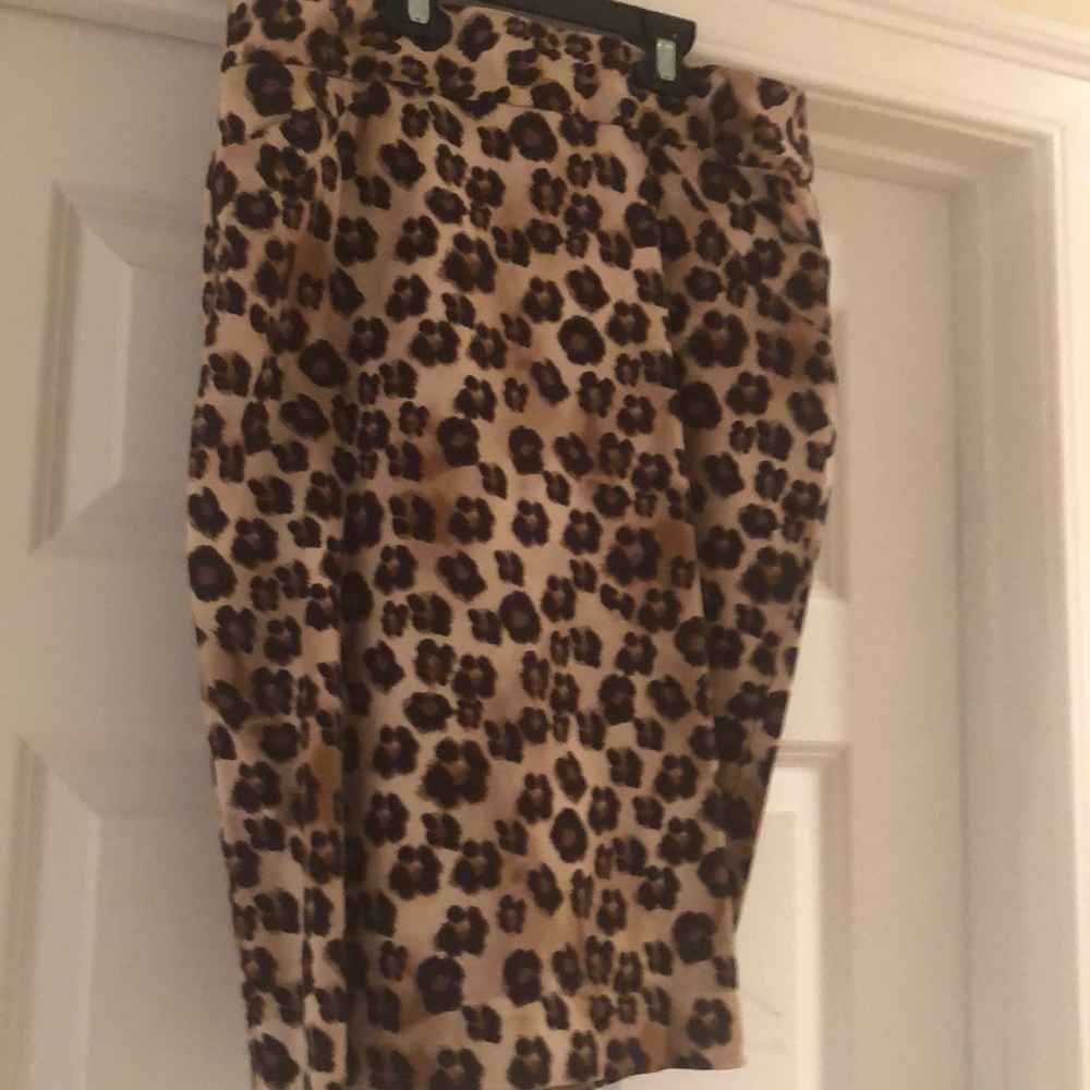 Animal print skirt